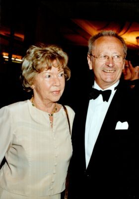Firmengründer Max Frisch mit Ehefrau Irmgard